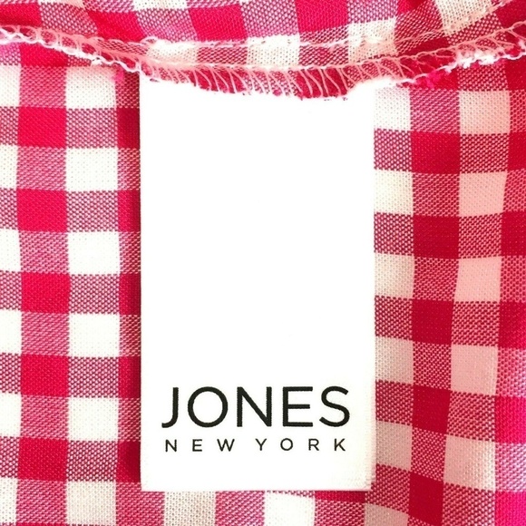 Jones New York Women’s L/S Button Tie Front Blouse - Picture 8 of 8